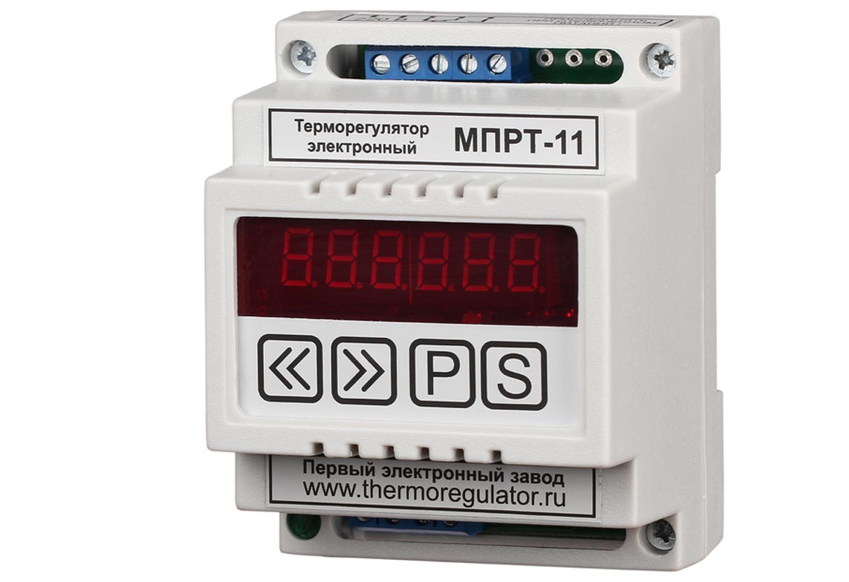 Терморегулятор МПРТ-11 без датчиков до 1 кВт на DIN
